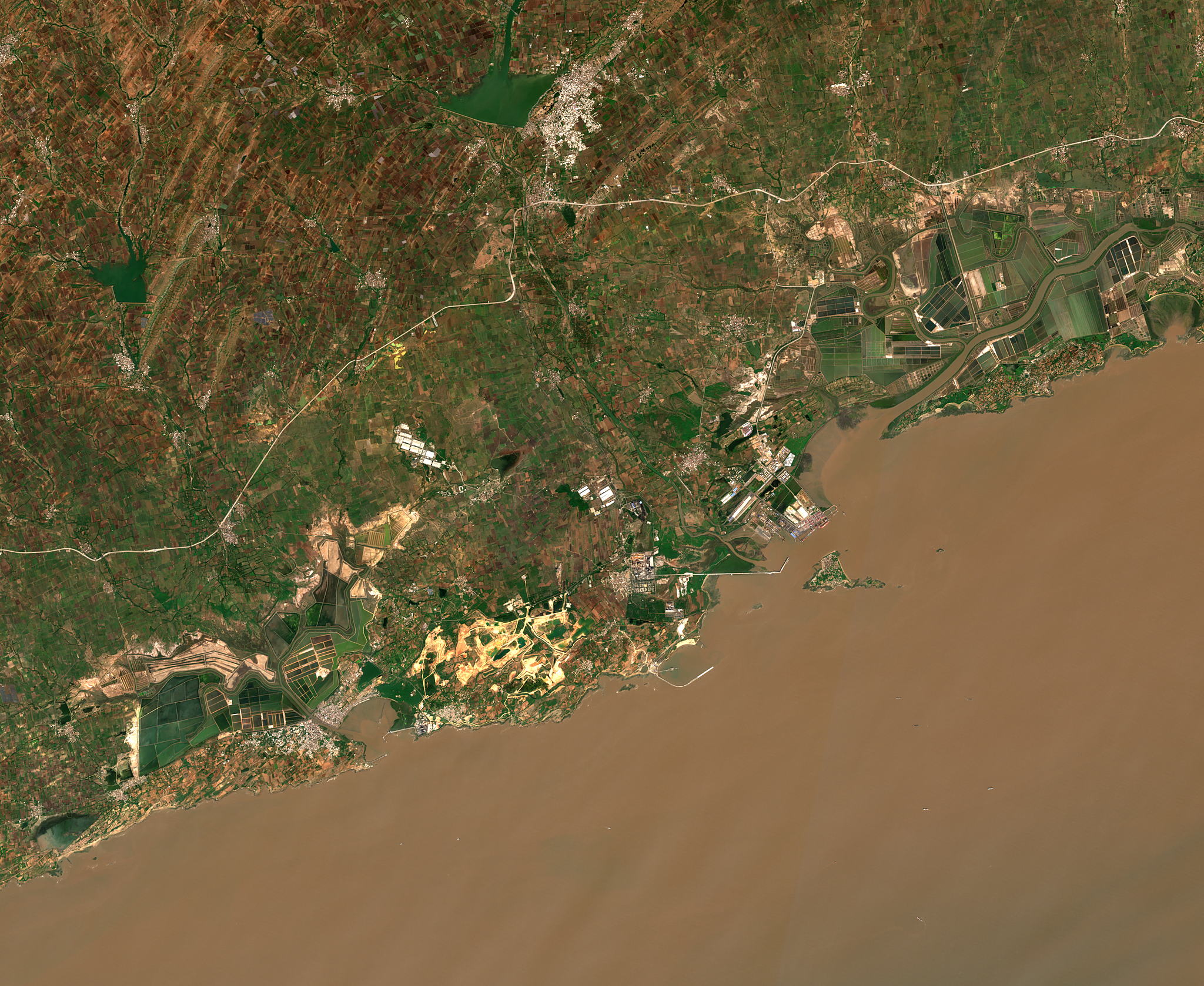 The coast from orbit, month by month from December 2025 to October 2026